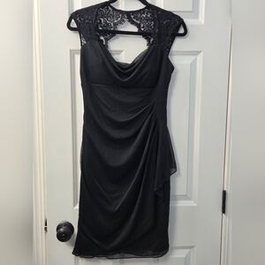Vintage Cache Dress Women’s Size 8 Cocktail Party Black Dress